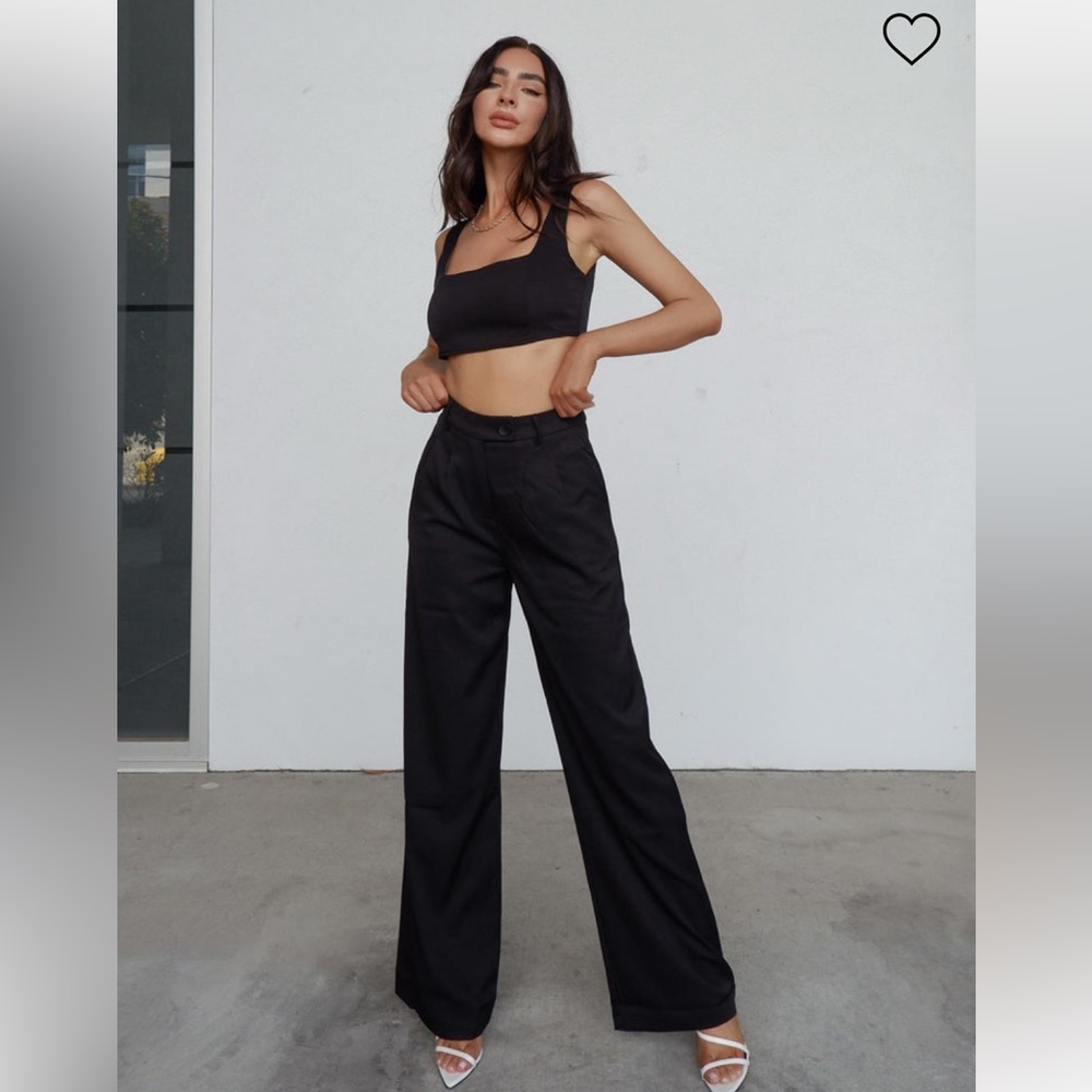 Never worn Princess Polly Huxley black set